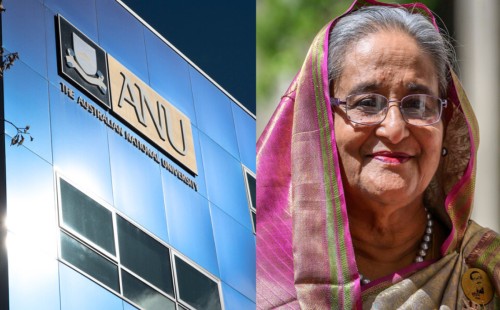 অস্ট্রেলিয়ান ন্যাশনাল ইউনিভার্সিটি পুনর্বিবেচনা করছে শেখ হাসিনাকে দেয়া সম্মানসূচক ডক্টরেট ডিগ্রি