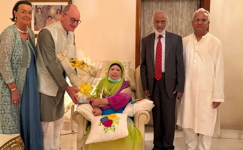 বিদায়ী জার্মান রাষ্ট্রদূতের খালেদা জিয়ার সঙ্গে সাক্ষাৎ | বিএনপি সংবাদ