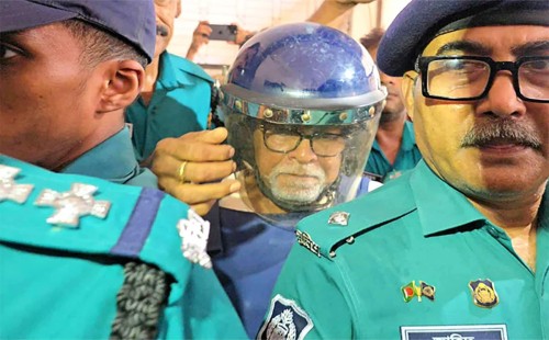 সাবেক সিইসি কে এম নুরুল হুদার ৪ দিনের রিমান্ড, প্রহসনের নির্বাচনের অভিযোগে গ্রেফতার