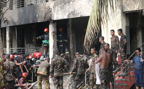 উত্তরায় বিমান দুর্ঘটনা: ৩৩ জন নিহত, ৫০ জন আহত