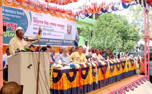 মিয়া গোলাম পরওয়ার: হিন্দুদের প্রকৃত উন্নয়ন ও অবকাঠামো উন্নয়নে প্রয়োজন ইসলামী সরকার