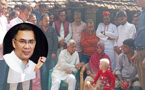 যশোরে শিশু আফিয়াকে বাড়ি দিলেন তারেক রহমান: মানবিক রাজনীতির নতুন নজির