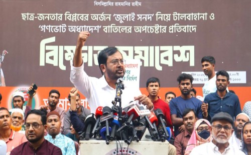 জুলাই সনদ ব্যর্থ হলে ফাঁসি হবে: মজিবুর রহমান মঞ্জুর চরম হুঁশিয়ারি।