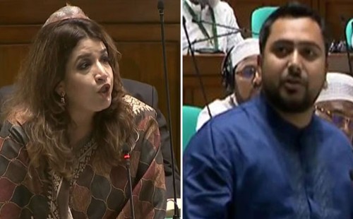 সংসদে বিতর্ক: শামা ওবায়েদের দুর্নীতির অভিযোগ, প্রমাণ চাইলেন নাহিদ ইসলাম