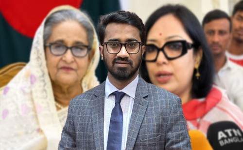 দুষ্ট লোকেরা রুমিন ফারহানার মধ্যে শেখ হাসিনার ছায়া দেখতে পায়: রাশেদ খাঁন