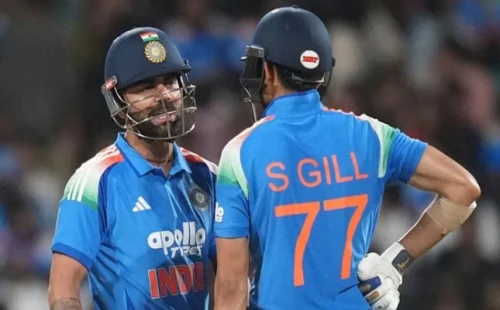 কোহলির রেকর্ড গড়া ম্যাচে হেসেখেলে জয় ভারতের