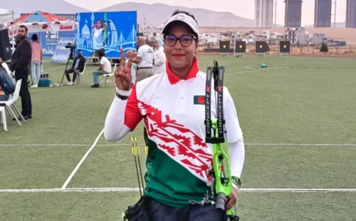 এশিয়ান কাপ আর্চারিত বাংলাদেশকে তৃতীয় সোনা এনে দিলেন বন্যা